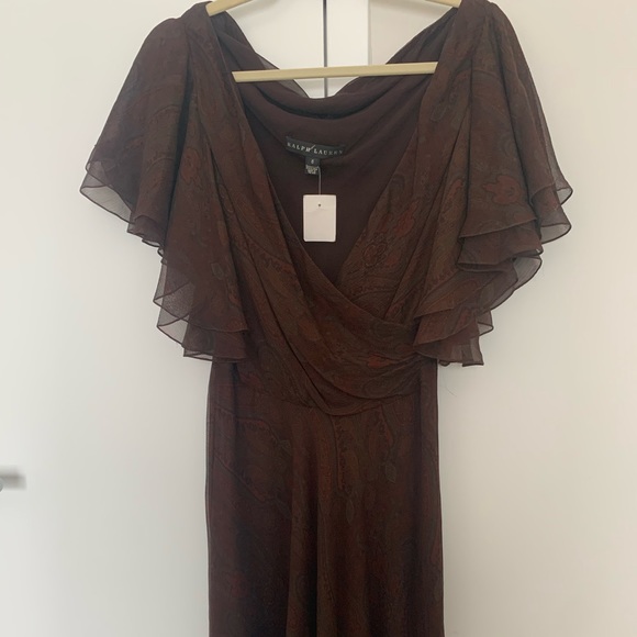 Ralph Lauren Black Label - Silk Paisley Print Dress - Picture 2 of 8